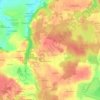 Mapa topográfico Les Hayages, altitude, relevo