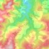 Mapa topográfico Faéu, altitude, relevo