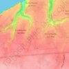 Mapa topográfico Écombarville, altitude, relevo