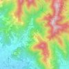 Mapa topográfico Ortonovo, altitude, relevo