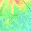 Mapa topográfico South Cerney, altitude, relevo