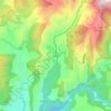 Mapa topográfico Cotito, altitude, relevo