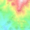 Mapa topográfico Pierdras del Carpintero, altitude, relevo
