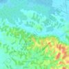 Mapa topográfico Sauvia, altitude, relevo