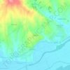 Mapa topográfico Zouparria, altitude, relevo
