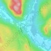 Mapa topográfico Welsford, altitude, relevo