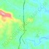 Mapa topográfico Sydnorsville, altitude, relevo