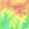 Mapa topográfico Kerantorrec, altitude, relevo