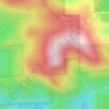 Mapa topográfico Black Mountain, altitude, relevo