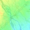 Mapa topográfico Dildar Garhi, altitude, relevo