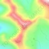 Mapa topográfico Missouri Mountain, altitude, relevo