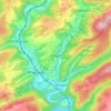 Mapa topográfico Pintsch, altitude, relevo