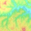 Mapa topográfico Caprock Canyons State Park, altitude, relevo