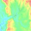 Mapa topográfico Bobo, altitude, relevo