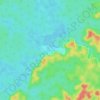 Mapa topográfico Puerto Meluk, altitude, relevo