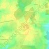 Mapa topográfico La Lombarderie, altitude, relevo