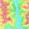 Mapa topográfico Bhakhand, altitude, relevo
