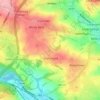 Mapa topográfico Beggarington, altitude, relevo