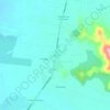 Mapa topográfico San José, altitude, relevo
