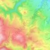 Mapa topográfico Bonnaire, altitude, relevo