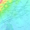 Mapa topográfico Tarsus, altitude, relevo