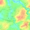 Mapa topográfico Le Pas, altitude, relevo