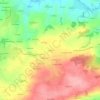 Mapa topográfico Langue, altitude, relevo