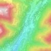 Mapa topográfico Lardaro, altitude, relevo