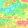 Mapa topográfico Le Clau du Bois, altitude, relevo