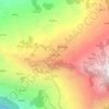 Mapa topográfico लिम्बुवान चोक, altitude, relevo