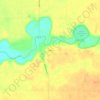 Mapa topográfico Cutler, altitude, relevo