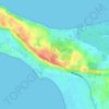 Mapa topográfico Lumsås, altitude, relevo