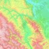 Mapa topográfico Satipo, altitude, relevo