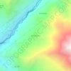 Mapa topográfico Marachanca, altitude, relevo