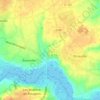 Mapa topográfico Le Haras, altitude, relevo