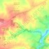 Mapa topográfico Les Étanchats, altitude, relevo