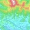 Mapa topográfico Valcalchera, altitude, relevo