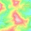 Mapa topográfico Altos do Fiouco, altitude, relevo
