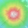 Mapa topográfico Volcán de Agua, altitude, relevo