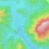 Mapa topográfico Lel Ma, altitude, relevo