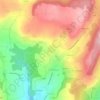 Mapa topográfico Jonzier, altitude, relevo