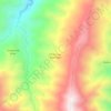 Mapa topográfico Perlamayo / Polamayo, altitude, relevo