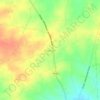 Mapa topográfico Pidariyur, altitude, relevo