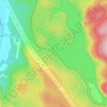 Mapa topográfico Lac-à-Beauce, altitude, relevo