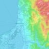 Mapa topográfico Desmarais, altitude, relevo