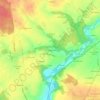 Mapa topográfico La Chardonnerie, altitude, relevo