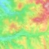 Mapa topográfico Tauty, altitude, relevo