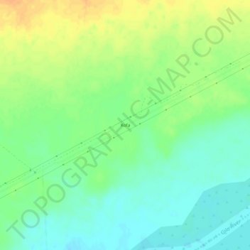 Mapa topográfico Kofa, altitude, relevo