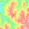 Mapa topográfico Rancho Viejo, altitude, relevo