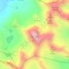 Mapa topográfico Verçenik Dağı, altitude, relevo